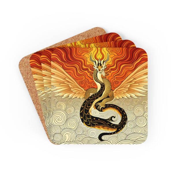 Corkwood Coaster Set of 4 Pieces