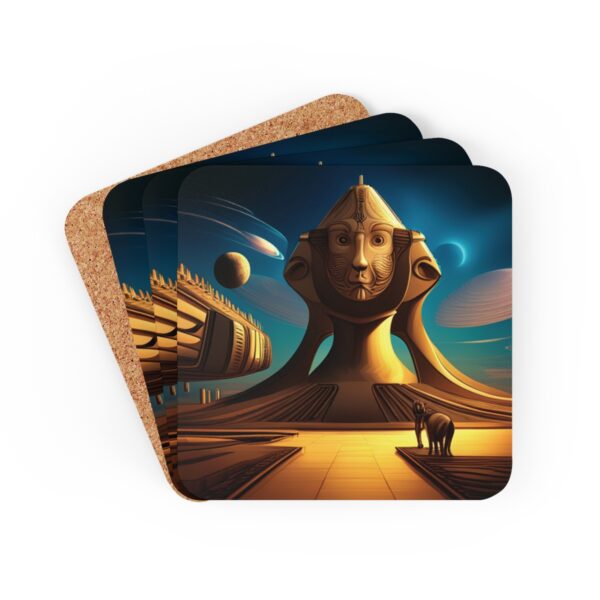 Corkwood Coaster Set of 4 Pieces