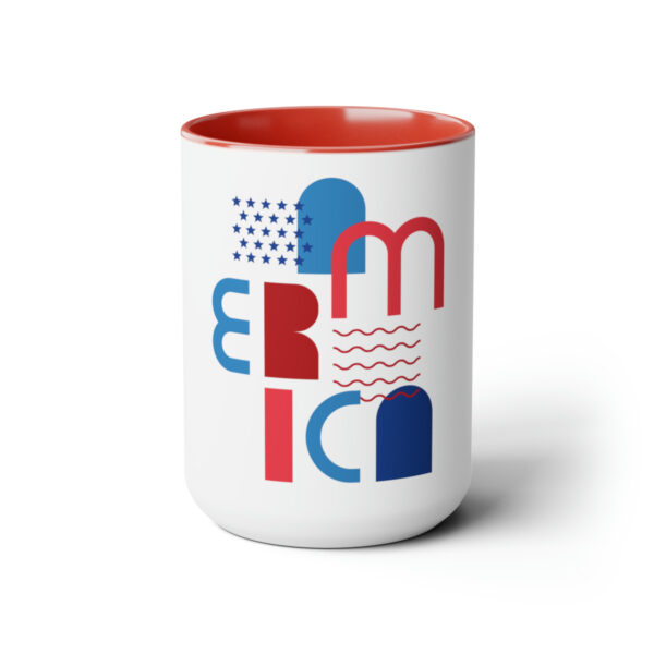 Two-Tone Coffee Mugs, 15oz