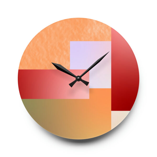 Contemporary Styled Acrylic Wall Clock (Round & Square)